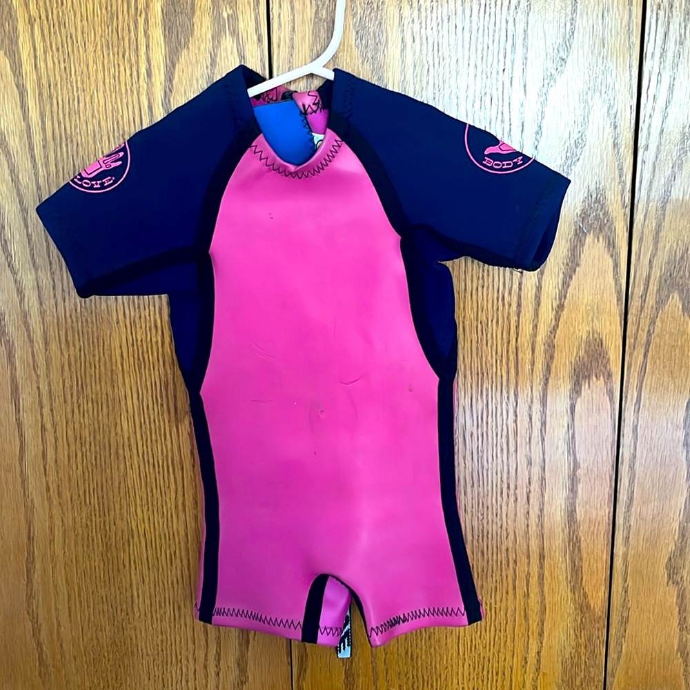 Body Glove Pink Spring Wetsuit for Toddler. Size 18 month- 2T